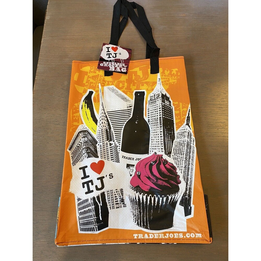 Trader Joe’s Bag NEW YORK Reusable NEW Grocery Shopping Ships Fast